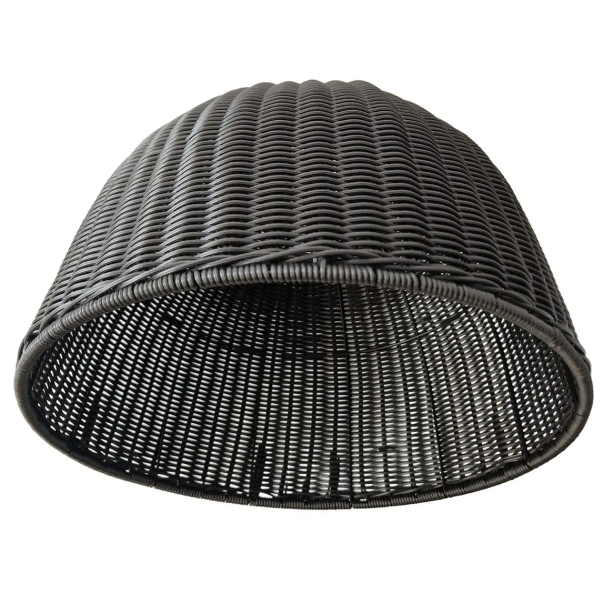 PARANOCTA Abat-jour rond noir Ø 45 cm 30 cm New