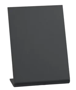 SECURIT Ardoise de table rectangulaire noir 25x13x13 cm (3 pièces) Sale