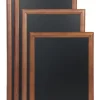 SECURIT Ardoise murale rectangulaire wengé 100x56 cm Classique