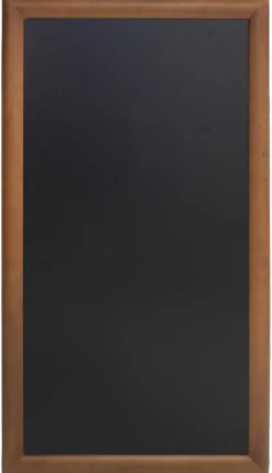 SECURIT Ardoise murale rectangulaire wengé 100x56 cm Classique