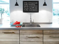 SECURIT Ardoise rectangulaire noir 60x40 cm Woody New