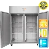 Armoire de congélation 2 portes froid négatif 1400 L 3 niveaux - PROINOX Outlet