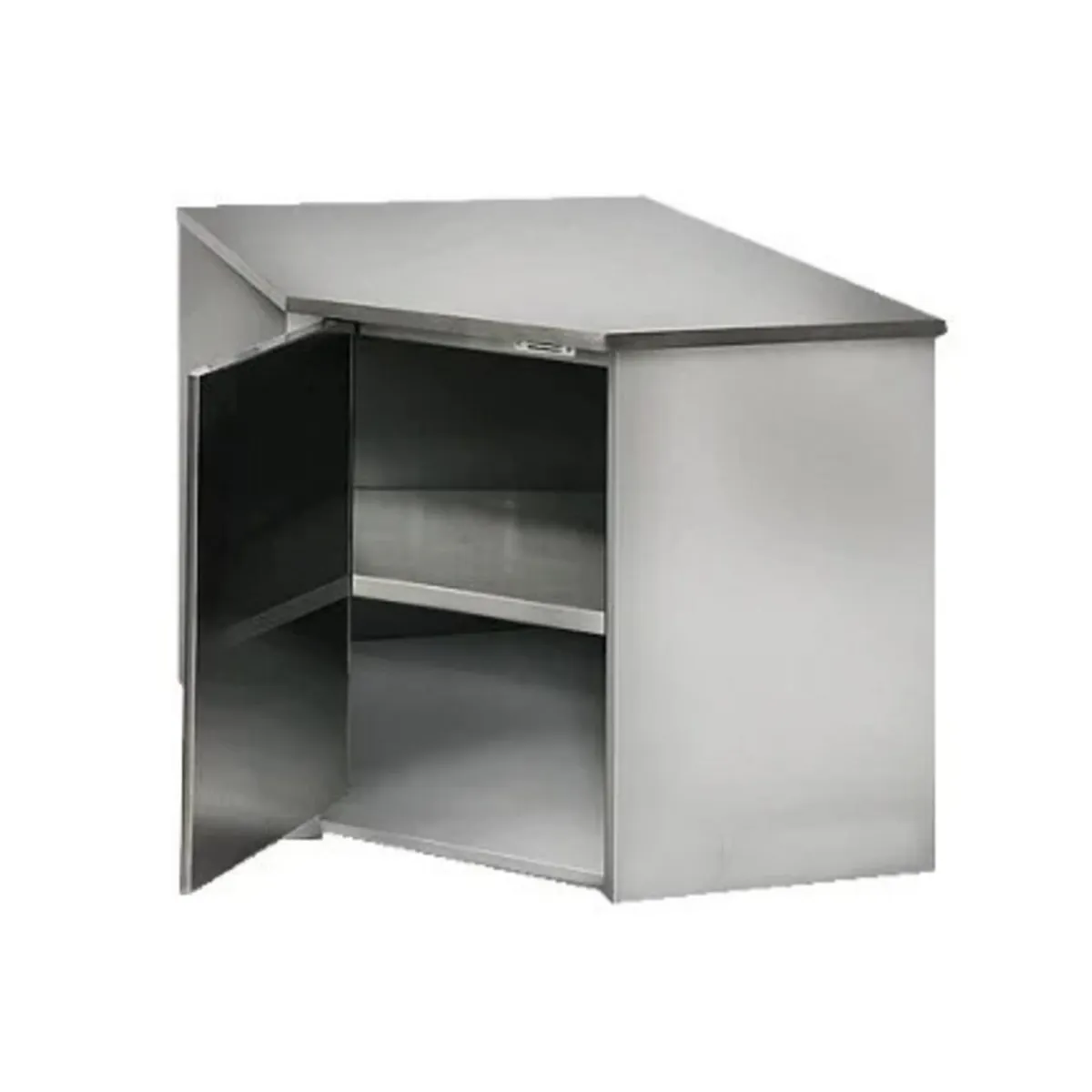 PROINOX Armoire murale d'angle inox 72 cm x 65 cm