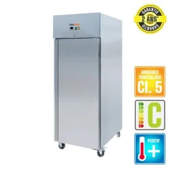 Armoire réfrigérée 1 porte froid positif 700 L 3 grilles - PROINOX