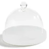 MEALPLAK Assiette avec cloche rond blanc résine Nacryl® Ø 15 cm Hot