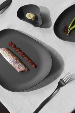Assiette blanc porcelaine 33,5x12 cm Yayoi - COOKPLAY