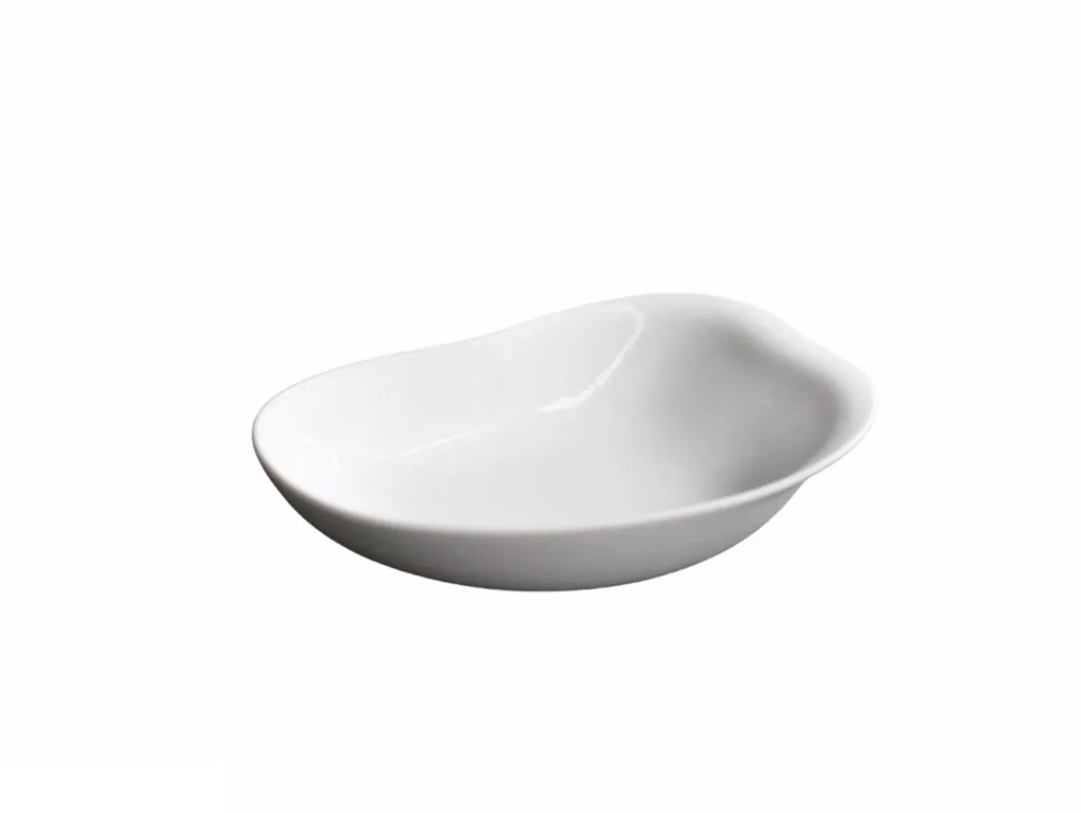 Assiette blanc porcelaine 21x15,5 cm Jelly - COOKPLAY Discount
