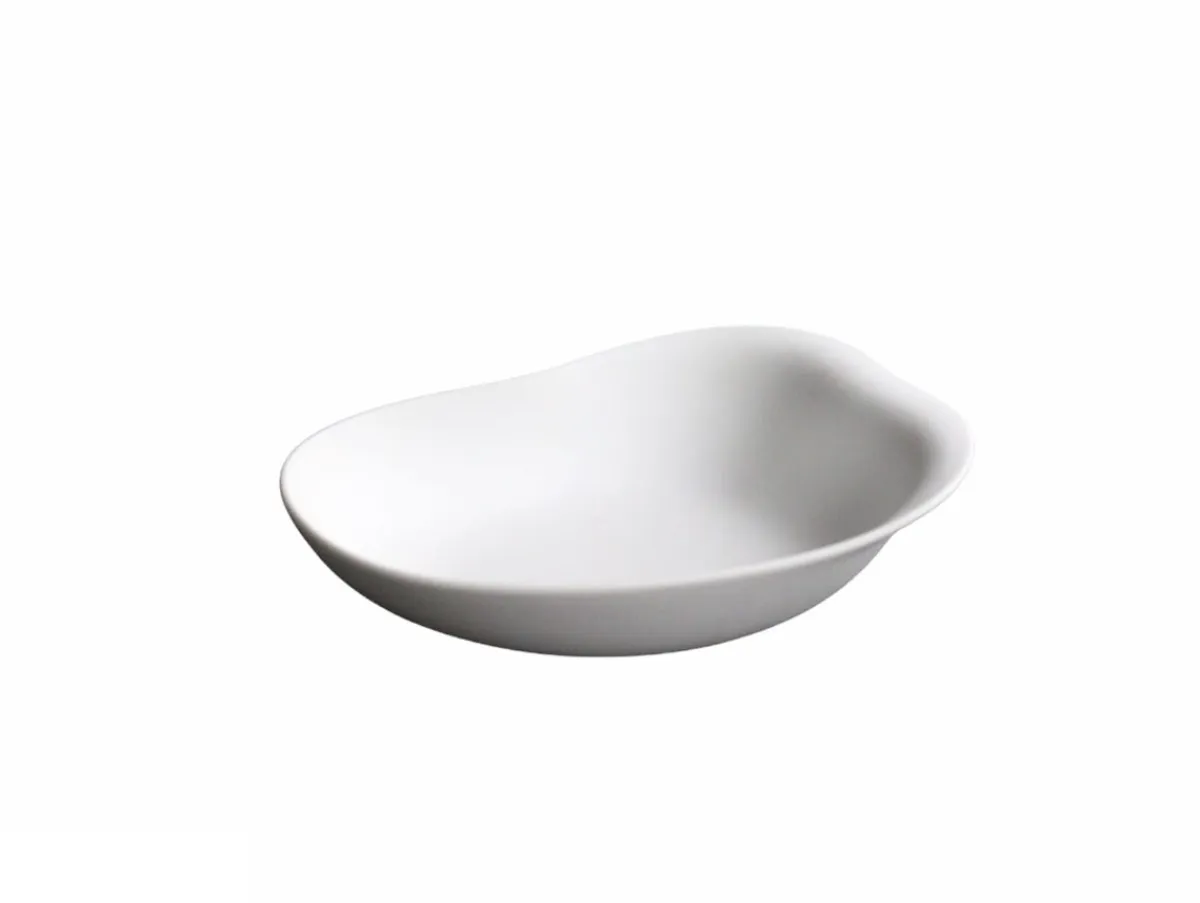 Assiette blanc porcelaine 21x15,5 cm Jelly - COOKPLAY Clearance