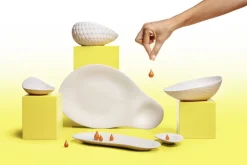 Assiette blanc porcelaine 34,5x20,5 cm Tears - COOKPLAY Clearance