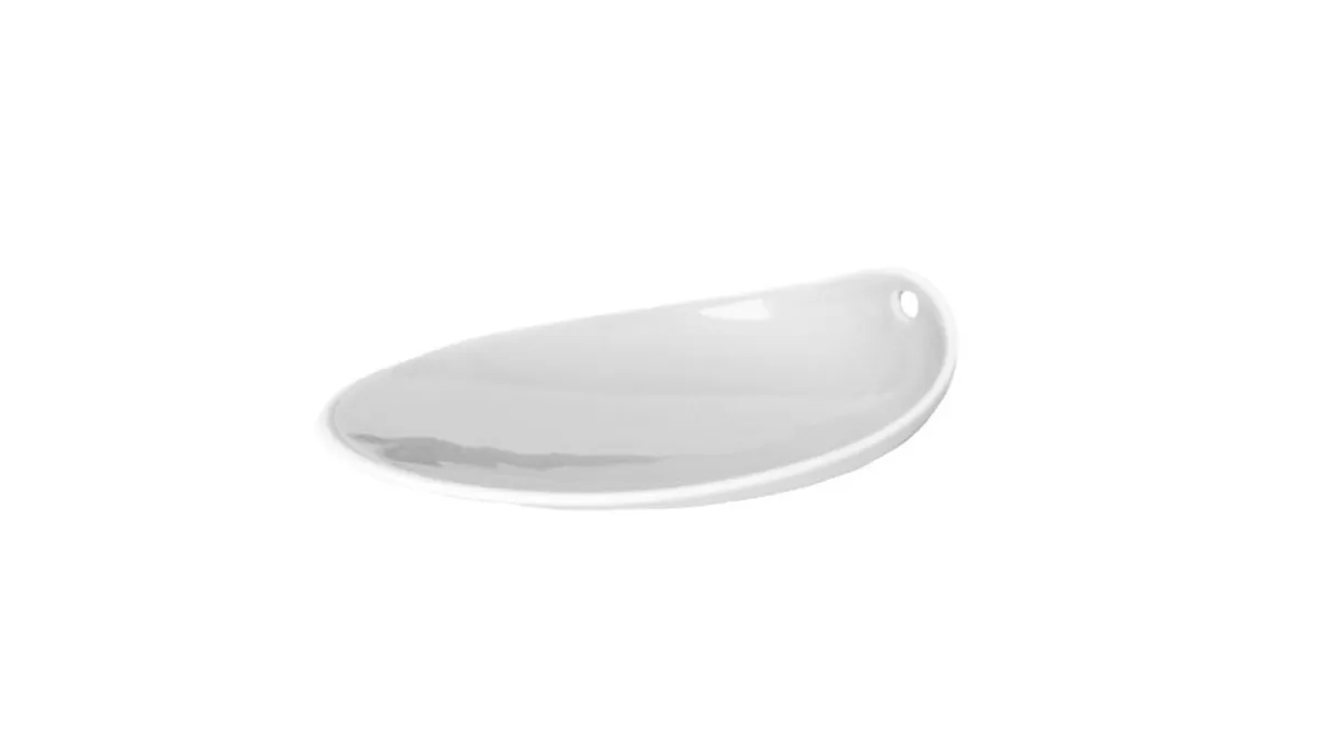 Assiette blanc porcelaine 14x11 cm Jomon - COOKPLAY Best