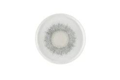 Assiette à bord droit rond Agate grey porcelaine vitrifiée Ø 26 cm Fusion - CHURCHILL Outlet