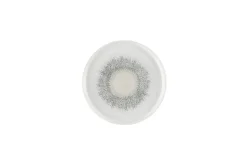 Assiette à bord droit rond Agate grey porcelaine vitrifiée Ø 21 cm Fusion - CHURCHILL Hot