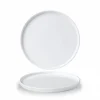 Assiette à bord droit rond blanc porcelaine vitrifiée Ø 21 cm White - CHURCHILL Sale