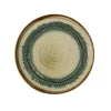 Assiette à bord droit rond Linen porcelaine vitrifiée Ø 26 cm Flare - DUDSON Outlet