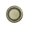 DUDSON Assiette à bord droit rond Linen porcelaine vitrifiée Ø 21 cm Flare Discount
