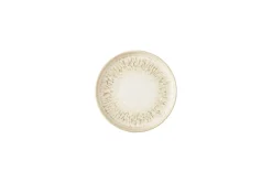 Assiette à bord droit rond Natural porcelaine vitrifiée Ø 15,7 cm Inked Lume - CHURCHILL Clearance