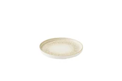 Assiette à bord droit rond Natural porcelaine vitrifiée Ø 21 cm Inked Lume - CHURCHILL Clearance
