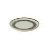 Assiette à bord droit rond Natural porcelaine vitrifiée Ø 26 cm Flare - DUDSON Best