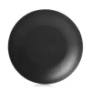 REVOL Assiette à bord droit rond noir porcelaine culinaire Ø 19 cm Equinoxe Discount