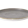Assiette à bord droit rond peppercorn porcelaine vitrifiée Ø 16 cm Stonecast Grey - CHURCHILL Best