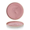 Assiette à bord droit rond Petal Pink porcelaine vitrifiée Ø 26 cm Stonecast Petal - CHURCHILL Online
