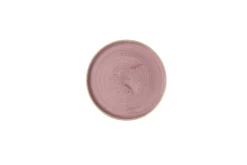 Assiette à bord droit rond Petal Pink porcelaine vitrifiée Ø 21 cm Stonecast Petal - CHURCHILL Online