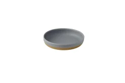 CHURCHILL Assiette à bord droit rond seattle grey porcelaine vitrifiée Ø 20 cm Emerge Online