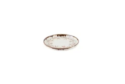 DUDSON Assiette à bord droit rond terracotta porcelaine vitrifiée Ø 21 cm Harvest Mediterranean Sale