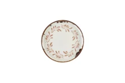 DUDSON Assiette à bord droit rond terracotta porcelaine vitrifiée Ø 21 cm Harvest Mediterranean Sale