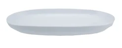ESSENTIALS COLLECTION Assiette à burger rond blanc porcelaine 33,4x19,2 cm Hot