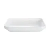 ARCOROC Assiette carré blanc verre opal 20x20 cm Restaurant Outlet
