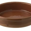 PRO.MUNDI Assiette catalane rond brun terre cuite Ø 14 cm Catalane Discount
