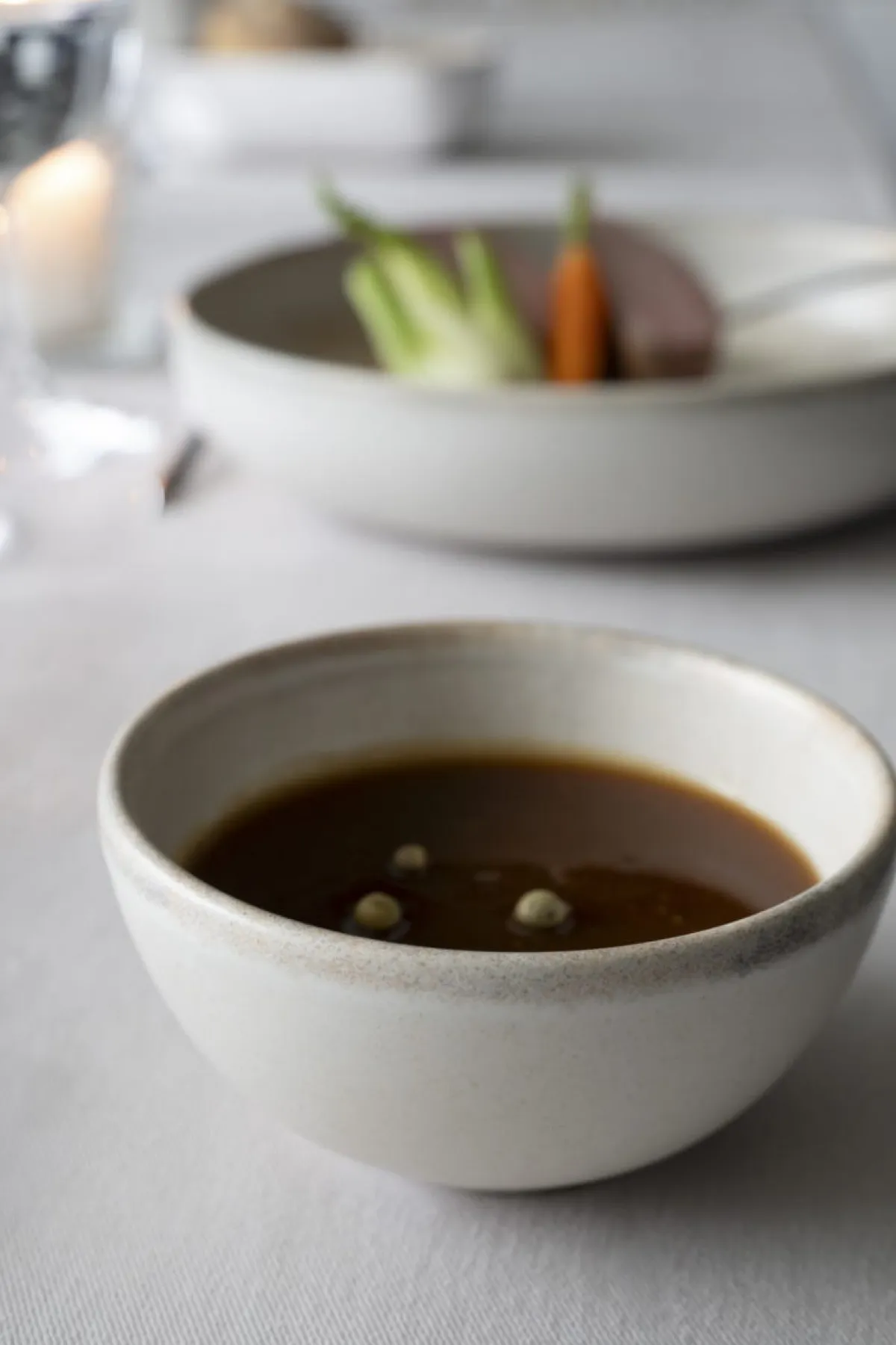 ACCOLADE Assiette coupe creuse beige grès émaillé Ø 22 cm Sahara Best