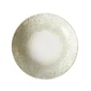 DUDSON Assiette coupe creuse beige porcelaine vitrifiée Ø 24,8 cm Butterfly Hot