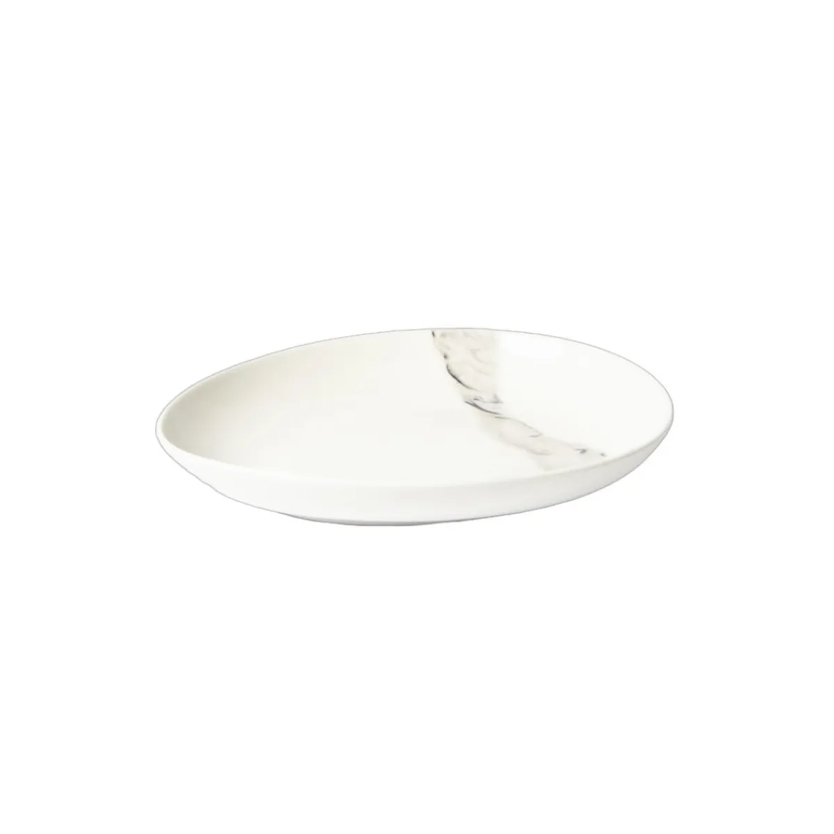 Assiette coupe creuse blanc porcelaine Ø 23 cm Silk - ACCOLADE Sale