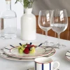 Assiette coupe creuse blanc porcelaine Ø 23 cm Ama - ACCOLADE Outlet
