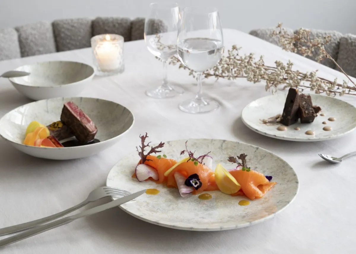ACCOLADE Assiette coupe creuse gris grès émaillé Ø 22 cm Sirocco Outlet