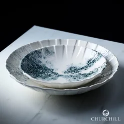 CHURCHILL Assiette coupe creuse porcelaine vitrifiée Ø 27,1 cm Smoke