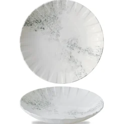 CHURCHILL Assiette coupe creuse porcelaine vitrifiée Ø 27,1 cm Smoke Hot