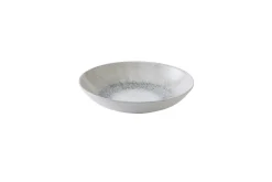 CHURCHILL Assiette coupe creuse rond Agate grey porcelaine vitrifiée Ø 24,8 cm Fusion Outlet