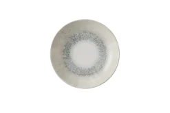 CHURCHILL Assiette coupe creuse rond Agate grey porcelaine vitrifiée Ø 24,8 cm Fusion Outlet