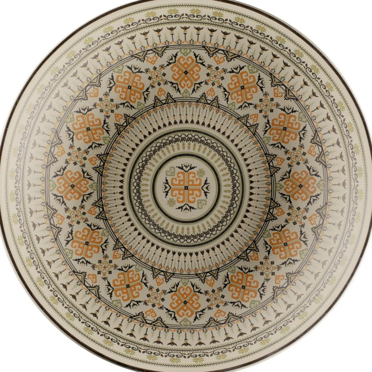 Assiette coupe creuse rond Argila Décor Genoa porcelaine Ø 29,7 cm Earth - RAK Sale