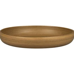 RAK Assiette coupe creuse rond Autumn Brown porcelaine vitrifiée Ø 25,8 cm Selva Hot