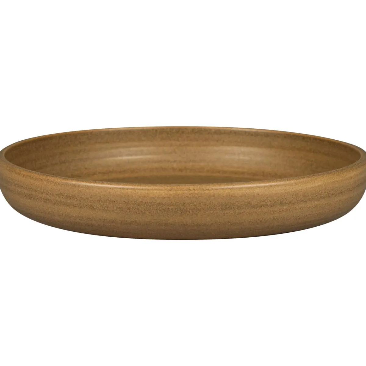 RAK Assiette coupe creuse rond Autumn Brown porcelaine vitrifiée Ø 25,8 cm Selva Hot