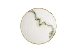 Assiette coupe creuse rond barley white porcelaine vitrifiée Ø 24,8 cm Spice - CHURCHILL Discount