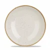 CHURCHILL Assiette coupe creuse rond barley white porcelaine vitrifiée Ø 24,8 cm Stonecast Barley Hot