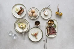 Assiette coupe creuse rond beige porcelaine Ø 21,5 cm Lunéa - PRO.MUNDI Best
