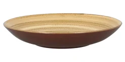 Assiette coupe creuse rond beige porcelaine vitrifiée Ø 25,9 cm Twirl - RAK Clearance