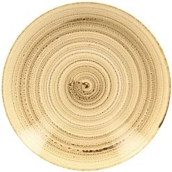 Assiette coupe creuse rond beige porcelaine vitrifiée Ø 29,9 cm Twirl - RAK