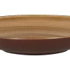 Assiette coupe creuse rond beige porcelaine vitrifiée Ø 22,2 cm Twirl - RAK Hot